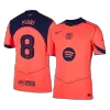 Authentic PEDRI #8 Barcelona Soccer Third Away Jersey 2025/26 Orange - bestfootballkits