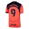LEWANDOWSKI #9 Barcelona Third Away Soccer Jersey 2025/26 Orange- UCL - bestfootballkits