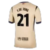 F.DE JONG #21 Barcelona Away Soccer Jersey 2025/26 Yellow - bestfootballkits