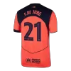 F.DE JONG #21 Barcelona Third Away Soccer Jersey 2025/26 Orange- UCL - bestfootballkits