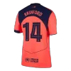 Authentic RASHFORD #14 Barcelona Soccer Third Away Jersey 2025/26 Orange - bestfootballkits