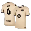GAVI #6 Barcelona Away Soccer Jersey 2025/26 Yellow - bestfootballkits