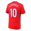 O.DEMBÉLÉ #10 PSG Third Away Soccer Jersey 2025/26 Red - bestfootballkits