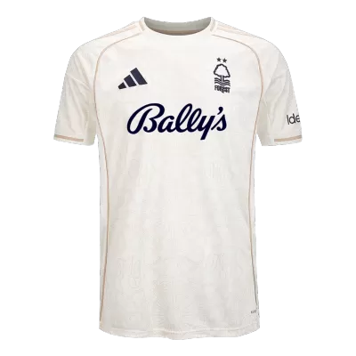 Nottingham Forest Away Soccer Jersey 25/26 White - bestfootballkits