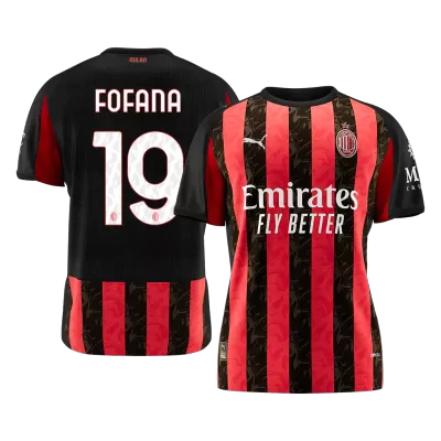 FOFANA #19 AC Milan Home Soccer Jersey Shirt 2025/26 - bestfootballkits