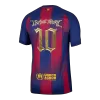 Authentic LAMINE YAMAL #10 Barcelona Soccer Home Jersey 2025/26 Red&Blue - bestfootballkits