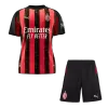 AC Milan Home Soccer Jersey Kit(Jersey+Shorts) 2025/26 Red&Black - bestfootballkits