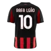 RAFA LEÃO #10 AC Milan Home Soccer Jersey 2025/26 Red&Black - bestfootballkits