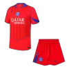 PSG Third Away Soccer Jersey Kit(Jersey+Shorts) 2025/26 Red - bestfootballkits