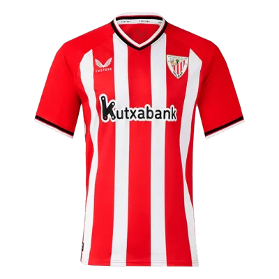 Athletic Club de Bilbao Home Soccer Jersey 25/26 Red & White - bestfootballkits