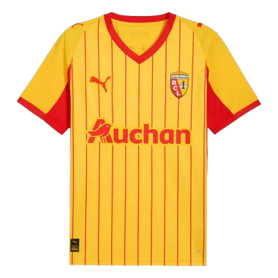 RC Lens Home Soccer Jersey 25/26 Red&Yellow - bestfootballkits