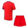 PSG Third Away Soccer Jersey Kit(Jersey+Shorts) 2025/26 Red - bestfootballkits