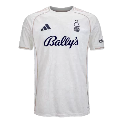 Nottingham Forest Away Soccer Jersey 25/26 White - bestfootballkits