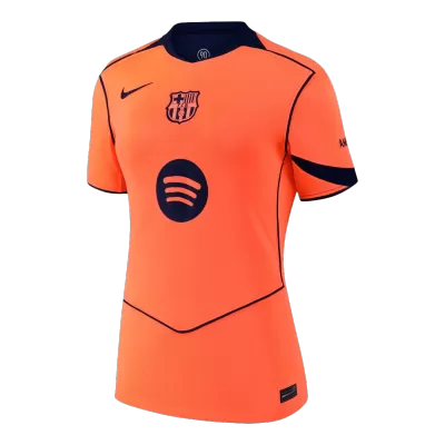 Women's Barcelona Away Soccer Jersey 25/26 Orange - bestfootballkits