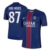 Authentic JOÃO NEVES #87 PSG Soccer Home Jersey 2025/26 Navy - bestfootballkits
