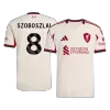 SZOBOSZLAI #8 Liverpool Away Soccer Jersey 25/26 White - bestfootballkits