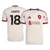 GAKPO #18 Liverpool Away Soccer Jersey 25/26 White - bestfootballkits