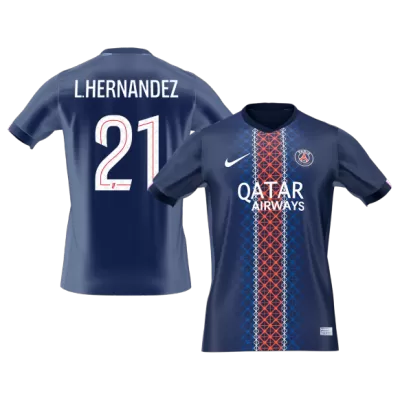 L.HERNANDEZ #21 PSG Home Soccer Jersey Shirt 2025/26 - bestfootballkits