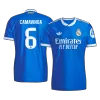 Authentic CAMAVINGA #6 Real Madrid Soccer Third Away Jersey 2025/26 Blue - bestfootballkits