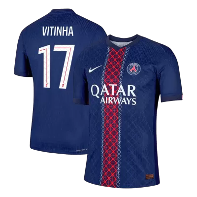 Authentic VITINHA #17 PSG Soccer Home Jersey 2025/26 Navy - bestfootballkits