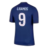 Authentic G.RAMOS #9 PSG Soccer Home Jersey 2025/26 Navy - bestfootballkits