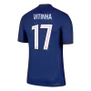 Authentic VITINHA #17 PSG Soccer Home Jersey 2025/26 Navy - bestfootballkits