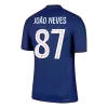 Authentic JOÃO NEVES #87 PSG Soccer Home Jersey 2025/26 Navy - bestfootballkits