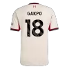 GAKPO #18 Liverpool Away Soccer Jersey 25/26 White - bestfootballkits