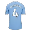REIJNDERS #4 Manchester City Home Soccer Jersey Shirt 2025/26 - bestfootballkits