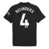 REIJNDERS #4 Manchester City Away Soccer Jersey 2025/26 Black - bestfootballkits