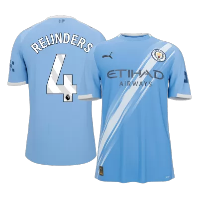 REIJNDERS #4 Manchester City Home Soccer Jersey Shirt 2025/26 - bestfootballkits