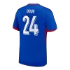 DOUE #24 France Euro Home Soccer Jersey 2024 Blue - bestfootballkits