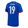 FOFANA #19 France Euro Home Soccer Jersey 2024 Blue - bestfootballkits
