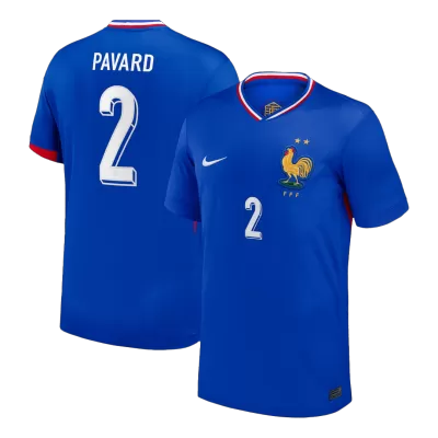 PAVARD #2 France Euro Home Soccer Jersey 2024 Blue - bestfootballkits