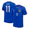 OLISE #11 France Euro Home Soccer Jersey 2024 Blue - bestfootballkits
