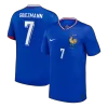 GRIEZMANN #7 France Euro Home Soccer Jersey 2024 Blue - bestfootballkits