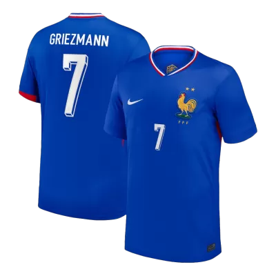 GRIEZMANN #7 France Euro Home Soccer Jersey 2024 Blue - bestfootballkits