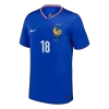 NKUNKU #18 France Euro Home Soccer Jersey 2024 Blue - bestfootballkits