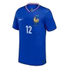 KOLO MUANI#12 France Euro Home Soccer Jersey 2024 Blue - bestfootballkits
