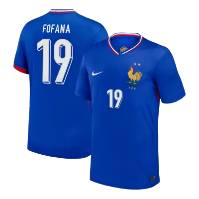 FOFANA #19 France Euro Home Soccer Jersey 2024 Blue - bestfootballkits