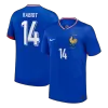 RABIOT #14 France Euro Home Soccer Jersey 2024 Blue - bestfootballkits