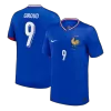 GIROUD #9 France Euro Home Soccer Jersey 2024 Blue - bestfootballkits