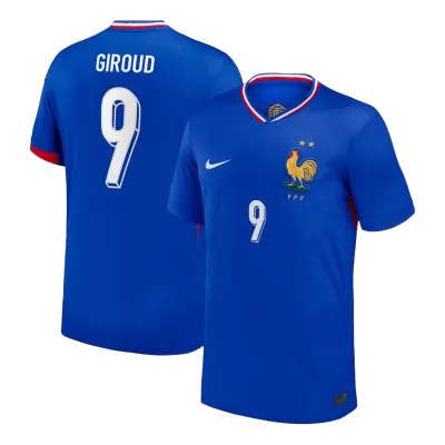 GIROUD #9 France Euro Home Soccer Jersey 2024 Blue - bestfootballkits
