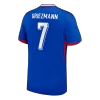 GRIEZMANN #7 France Euro Home Soccer Jersey 2024 Blue - bestfootballkits