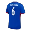 CAMAVINGA #6 France Euro Home Soccer Jersey 2024 Blue - bestfootballkits