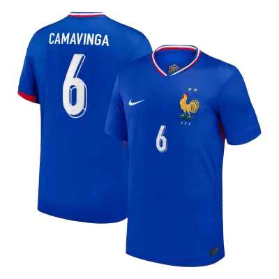 CAMAVINGA #6 France Euro Home Soccer Jersey 2024 Blue - bestfootballkits