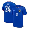 DOUE #24 France Euro Home Soccer Jersey 2024 Blue - bestfootballkits
