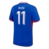 OLISE #11 France Euro Home Soccer Jersey 2024 Blue - bestfootballkits
