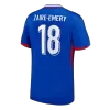 ZAIRE-EMERY #18 France Euro Home Soccer Jersey 2024 Blue - bestfootballkits