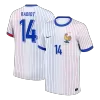 RABIOT #14 France Euro Away Soccer Jersey 2024 White - bestfootballkits